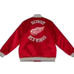 Heavyweight Satin Jacket Detroit Red Wings
