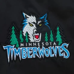 Heavyweight Satin Jacket Minnesota Timberwolves