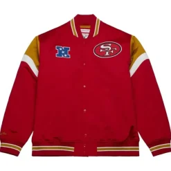 Heavyweight Satin Jacket San Francisco 49Ers