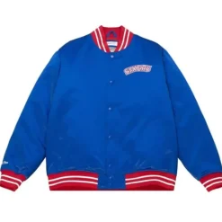 Heavyweight Satin Jacket Philadelphia 76Ers