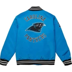 Heavyweight Satin Jacket Carolina Panthers