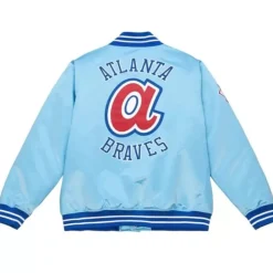 Heavyweight Satin Jacket Atlanta Braves