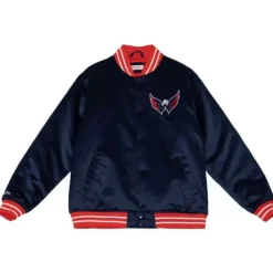 Heavyweight Satin Jacket Washington Capitals
