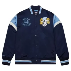 Heavyweight Satin Jacket University Of North Carolina
