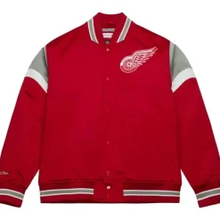 Heavyweight Satin Jacket Detroit Red Wings