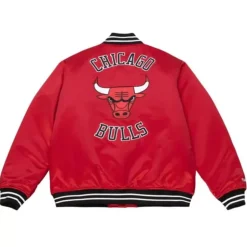 Heavyweight Satin Jacket Chicago Bulls