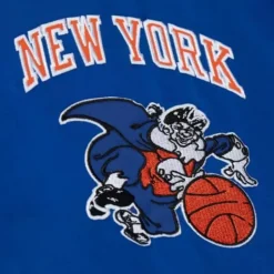 Heavyweight Satin Jacket New York Knicks