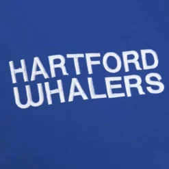 Heavyweight Satin Jacket Hartford Whalers