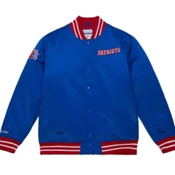 Heavyweight Satin Jacket New England Patriots