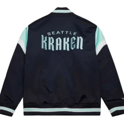 Heavyweight Satin Jacket Seattle Kraken