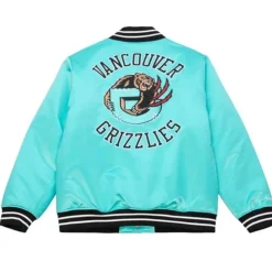 Heavyweight Satin Jacket Vancouver Grizzlies