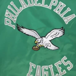 Heavyweight Satin Jacket Philadelphia Eagles