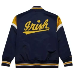 Heavyweight Satin Jacket University Of Notre Dame