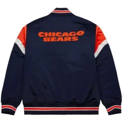 Heavyweight Satin Jacket Chicago Bears