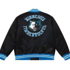 Heavyweight Satin Jacket Minnesota Timberwolves