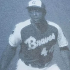 Highlight Sublimated Player Tee Atlanta Braves Hank Aaron