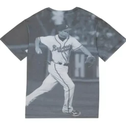 Highlight Sublimated Player Tee Atlanta Braves Chipper Jones