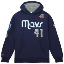 Hof Fleece Hoodie Dallas Mavericks Dirk Nowitzki