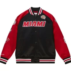 Hof N&N Satin Jacket Miami Heat Dwyane Wade