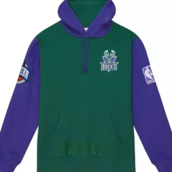 Hwc Night Fleece Hoody Milwaukee Bucks