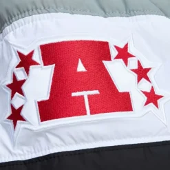 In The Clutch Puffer Jacket Vintage Logo Oakland Raiders