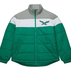 In The Clutch Puffer Jacket Vintage Logo Philadelphia Eagles