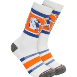Interception Crew Socks Denver Broncos