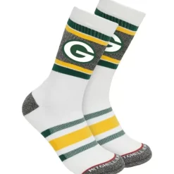 Interception Crew Socks Green Bay Packers