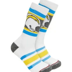 Interception Crew Socks Los Angeles Chargers