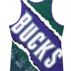Jumbotron 2.0 Sublimated Tank Milwaukee Bucks