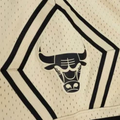 Khaki Black Swingman Chicago Bulls 1997-98 Shorts