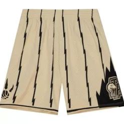 Khaki Black Swingman Toronto Raptors 1998-99 Shorts
