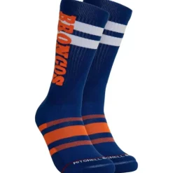 Lateral Crew Socks Denver Broncos
