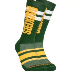 Lateral Crew Socks Green Bay Packers