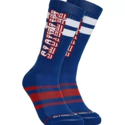 Lateral Crew Socks New England Patriots