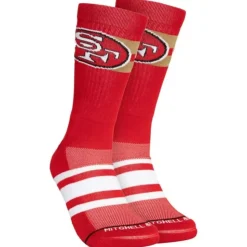 Lateral Crew Socks San Francisco 49Ers