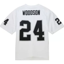 Legacy Charles Woodson Oakland Raiders White 1998 Jersey