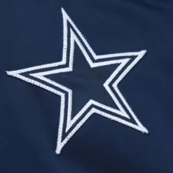 Lightweight Satin Bomber Vintage Logo Dallas Cowboys
