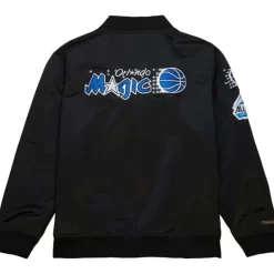 Lightweight Satin Bomber Vintage Logo Orlando Magic