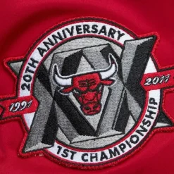 Lightweight Satin Bomber Vintage Logo Chicago Bulls