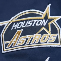 Lightweight Satin Bomber Vintage Logo Houston Astros