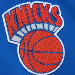 Lightweight Satin Bomber Vintage Logo New York Knicks