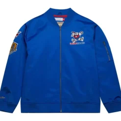 Lightweight Satin Bomber Vintage Logo Denver Nuggets