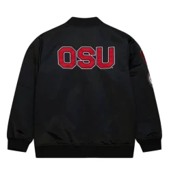 Lightweight Satin Bomber Current Logo Ohio State