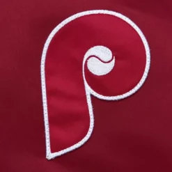 Lightweight Satin Bomber Vintage Logo Philadelphia Phillies
