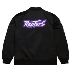 Lightweight Satin Bomber Vintage Logo Toronto Raptors