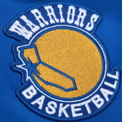 Lightweight Satin Bomber Vintage Logo Golden State Warriors