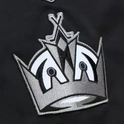 Lightweight Satin Bomber Current Logo Los Angeles Kings
