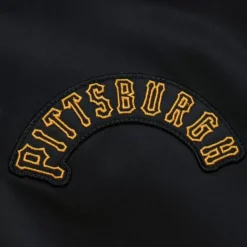 Lightweight Satin Bomber Vintage Logo Pittsburgh Pirates