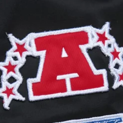 Lightweight Satin Bomber Vintage Logo Oakland Raiders